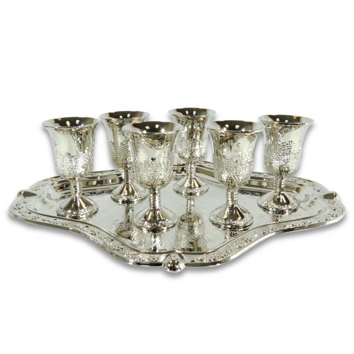 Communion Set - Jerusalem - with 6 Cups