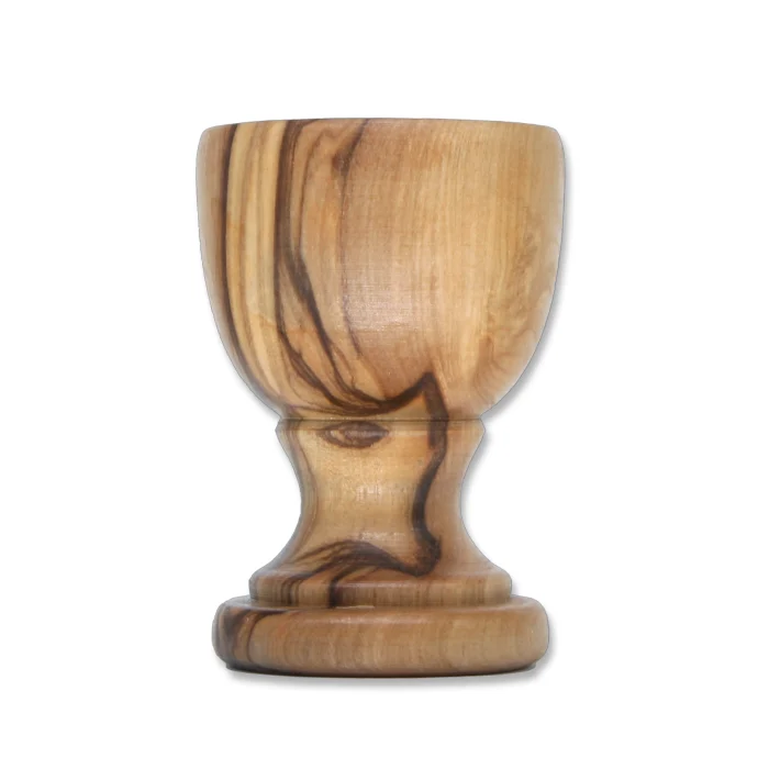 Communion Cup - Olive Wood, size large - Image 2