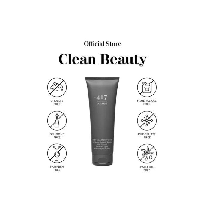 -417 - For Men, Body & Hair Shampoo - Image 2