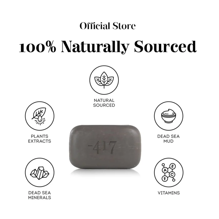 -417 - Ultra Deep Mattifying Cleansing Mud Soap Face & Body - Image 3