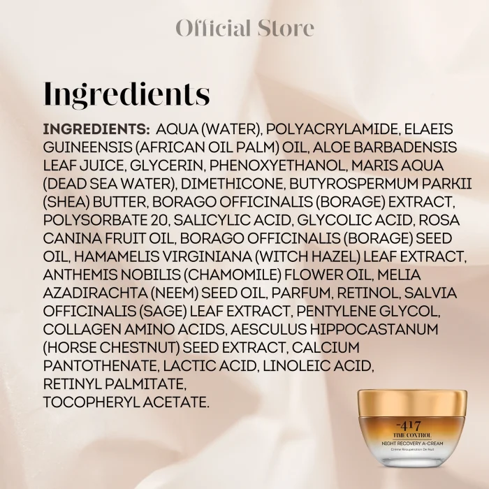 -417 - Time Control - Night Recovery A-Cream - Image 5