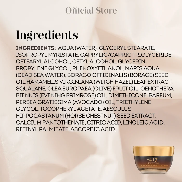 -417 -  Time Control - Advanced Anti-Wrinkle Eye Cream - Image 3