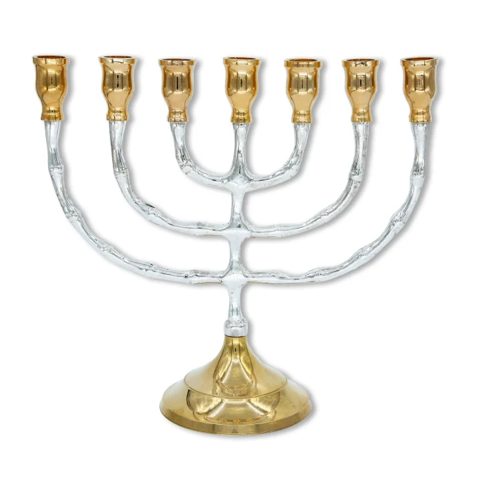Menorah -  Gold and Silver Plated