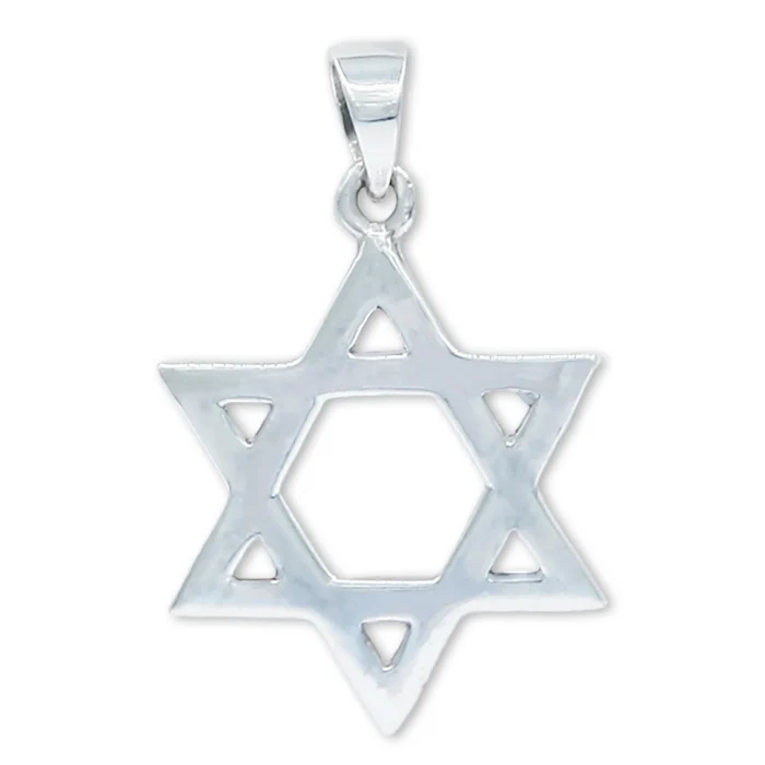 Pendant - Classic Star of David, 925 Sterling Silver