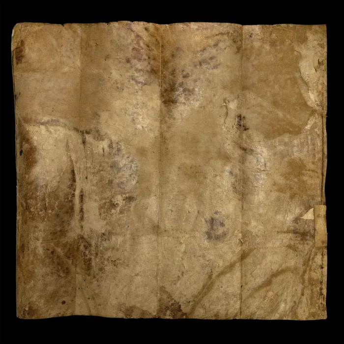 Torah Scroll - Antique Sephardic Torah Fragment Handwritten on Sheep Skin Genesis 27:12 - Genesis 29:17 - Image 3