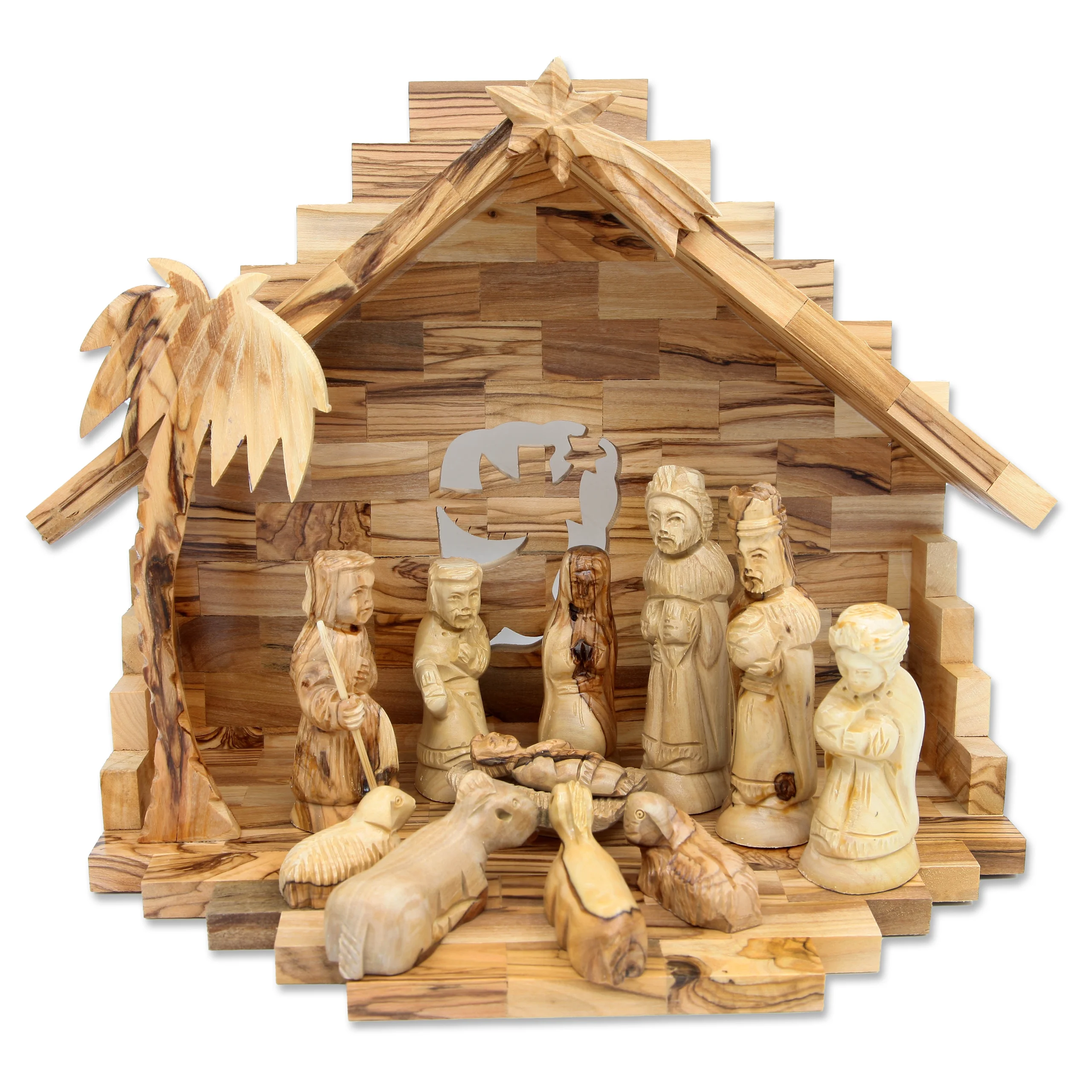 Olive Wood - Nativity Set
