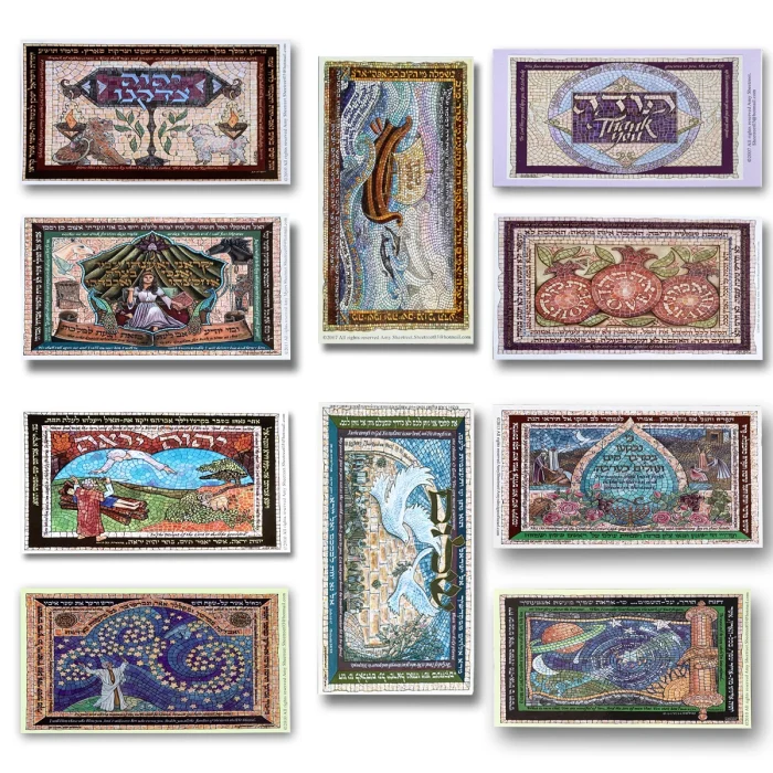 Set 50 Bookmarks, Gift Tags - 5 Each of 10 Designs (Copy)