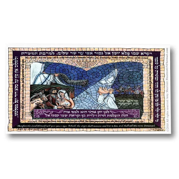 Set 50 Bookmarks, Gift Tags – A Child is Born