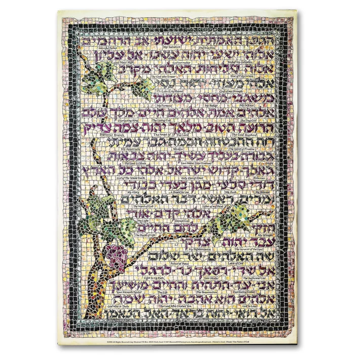 Art Print - Vine, Names of God, large