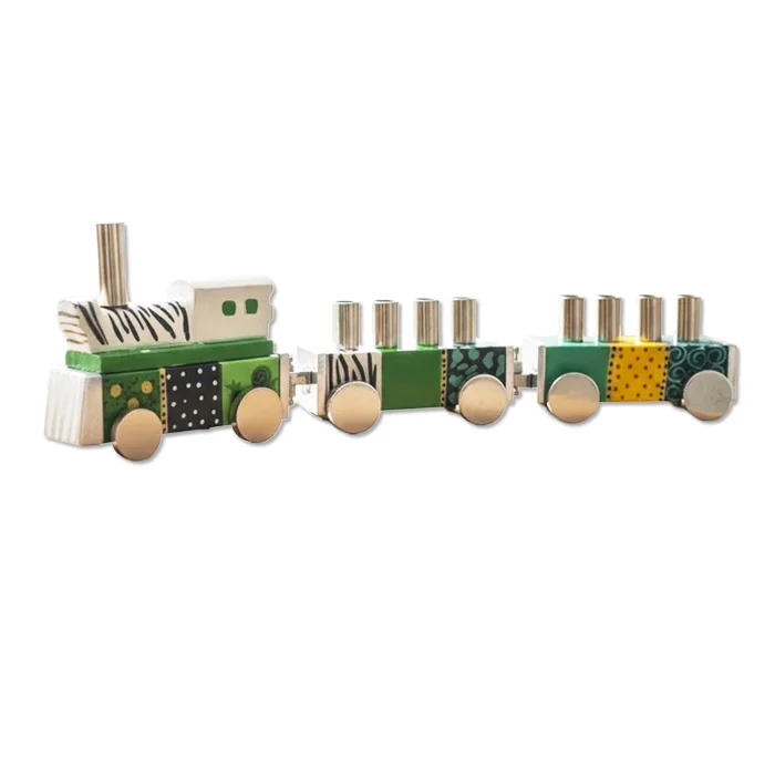 Chanukiah -  Train Menorah for Chanukah