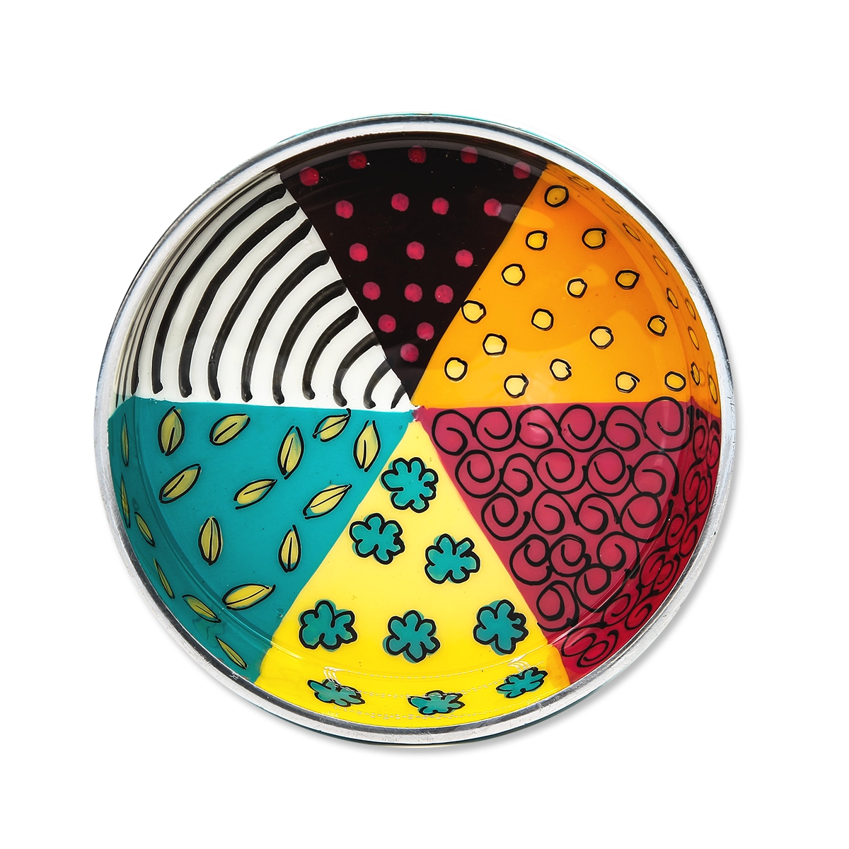 Kiddush Cup - Festive Colorful Hand Painted - Image 2