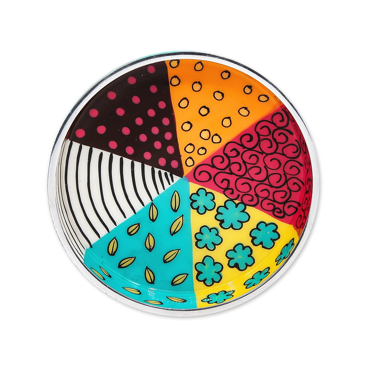 Kiddush Cup - Festive Colorful Hand Painted - Image 2